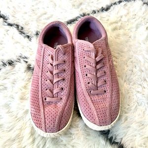 EUC Tretorn Suede Perforated Sneakers